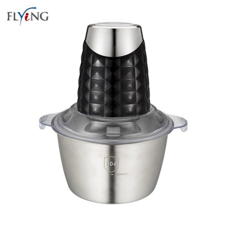 Food Processor With Stainless Steel Blades