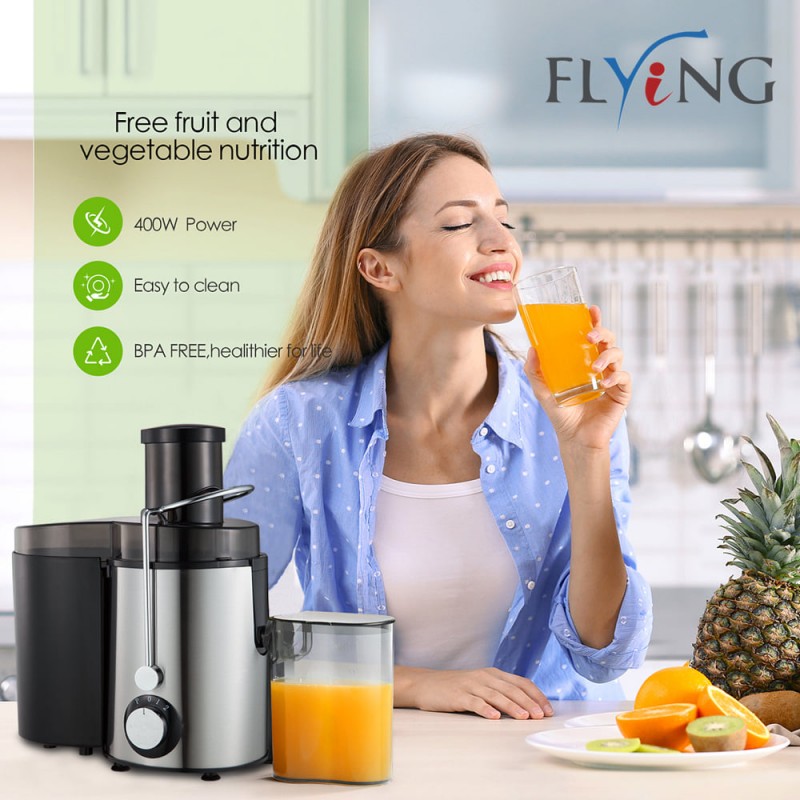 use flying masticating juicer extractor machines to get more fresh juice and vitamins~